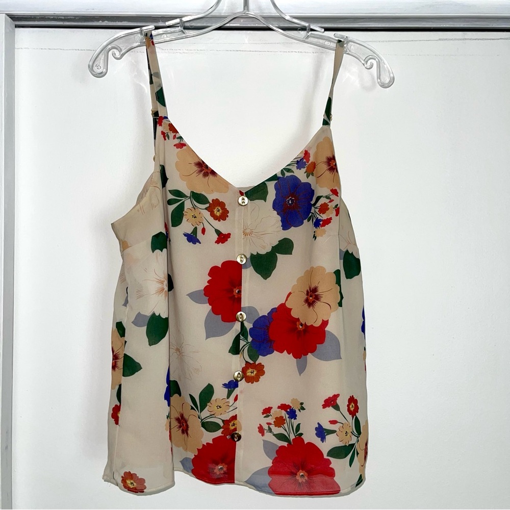 Floral tank top